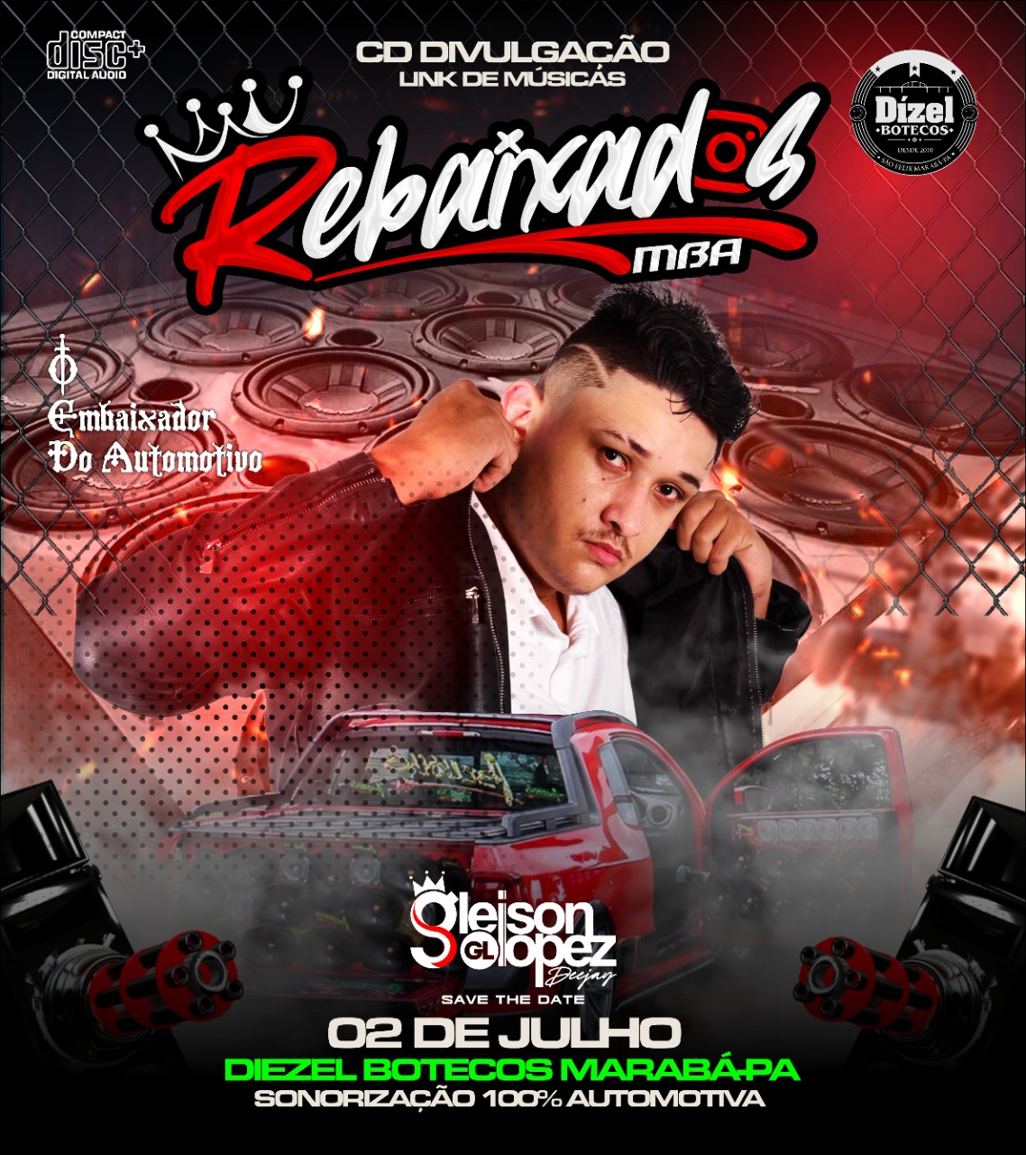 1º Rebaixados Fest 02 de Julho Marabá PA - Gleison Lopez