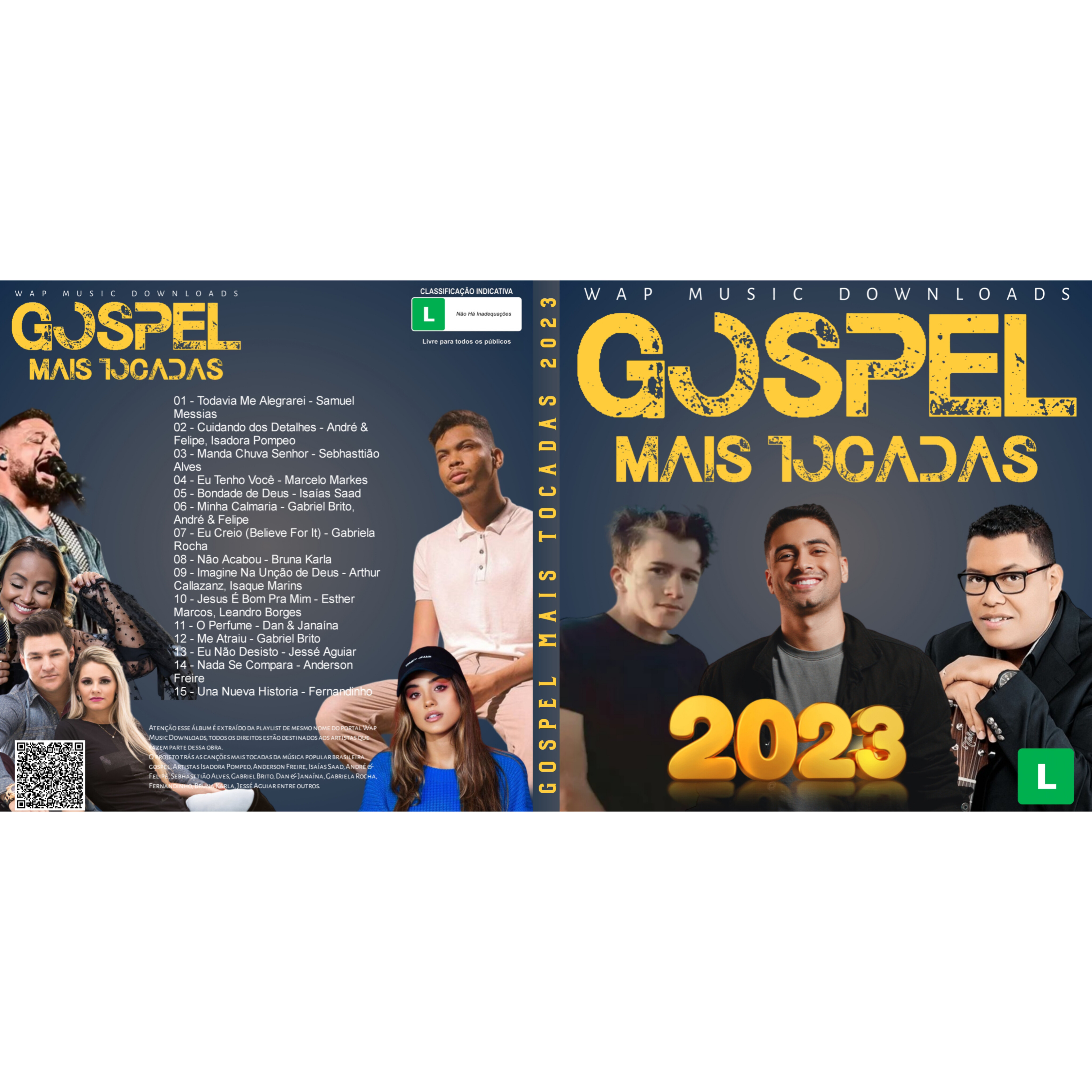 BAIXAR CD GOSPEL MÚSICAS MAIS TOCADAS 2023 - GOSPEL 2023