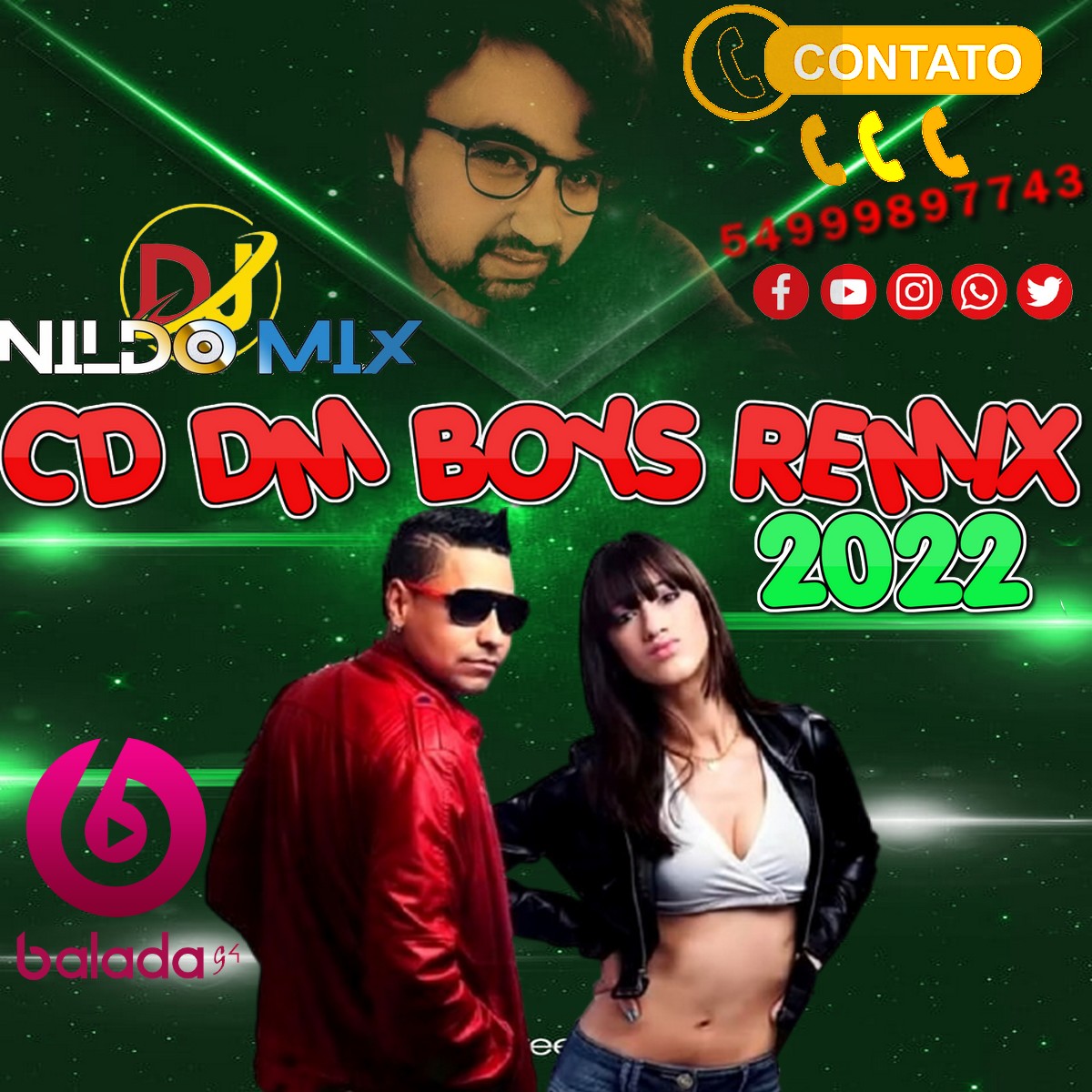 CD DM BOYS REMIX 2022 DJ NILDO MIX