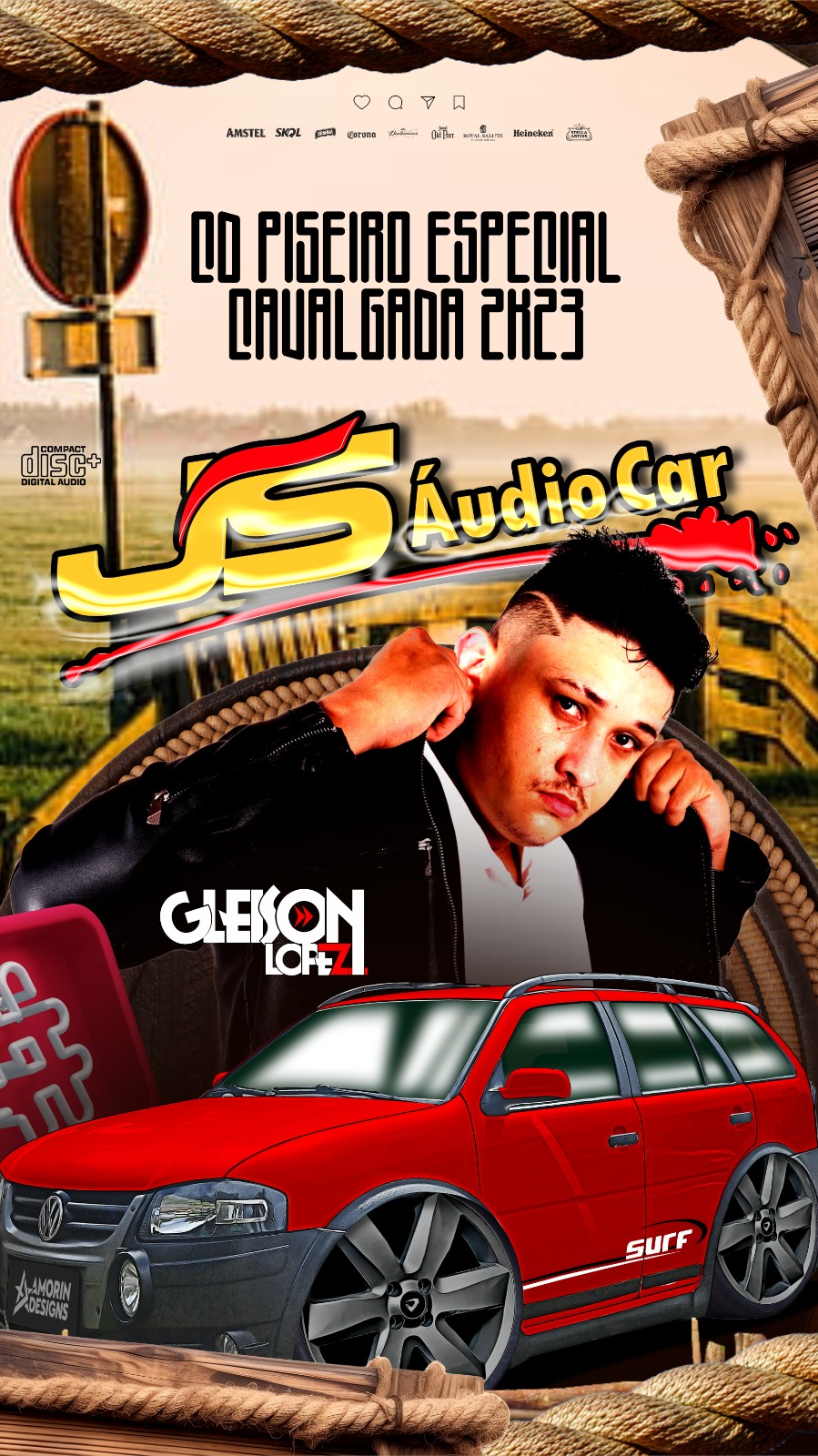 CD Esp. De Cavalgada JS Audio Car - Gleison Lopez