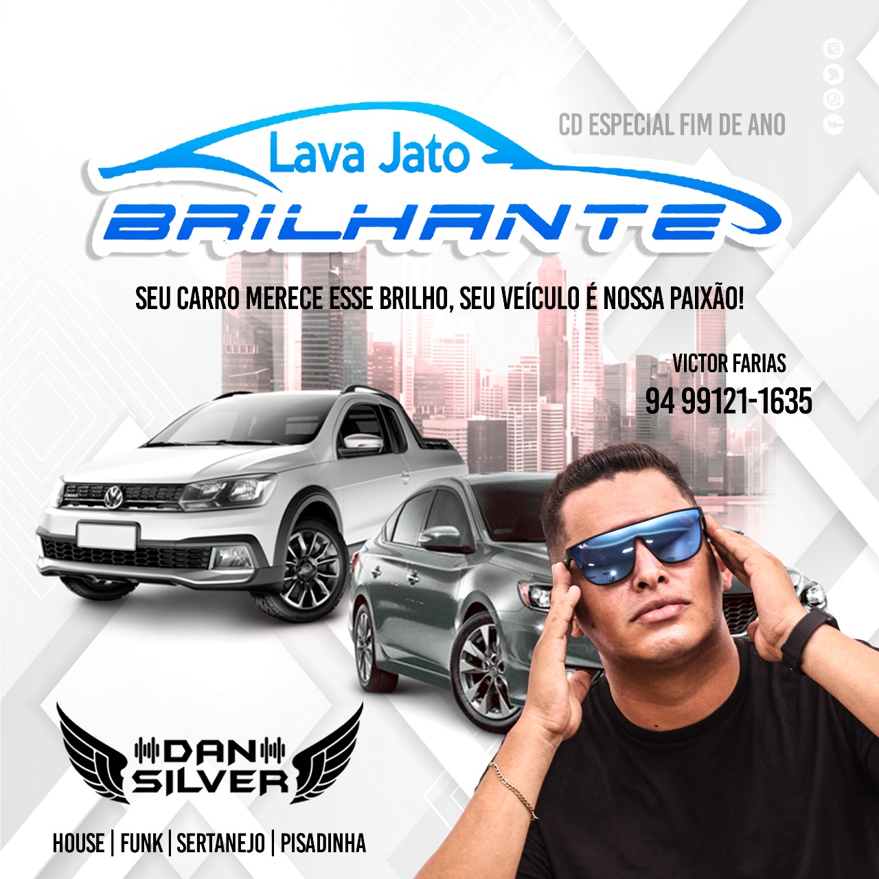CD Lava Jato Brilhante - Sertanejo 2021 - DanSilver