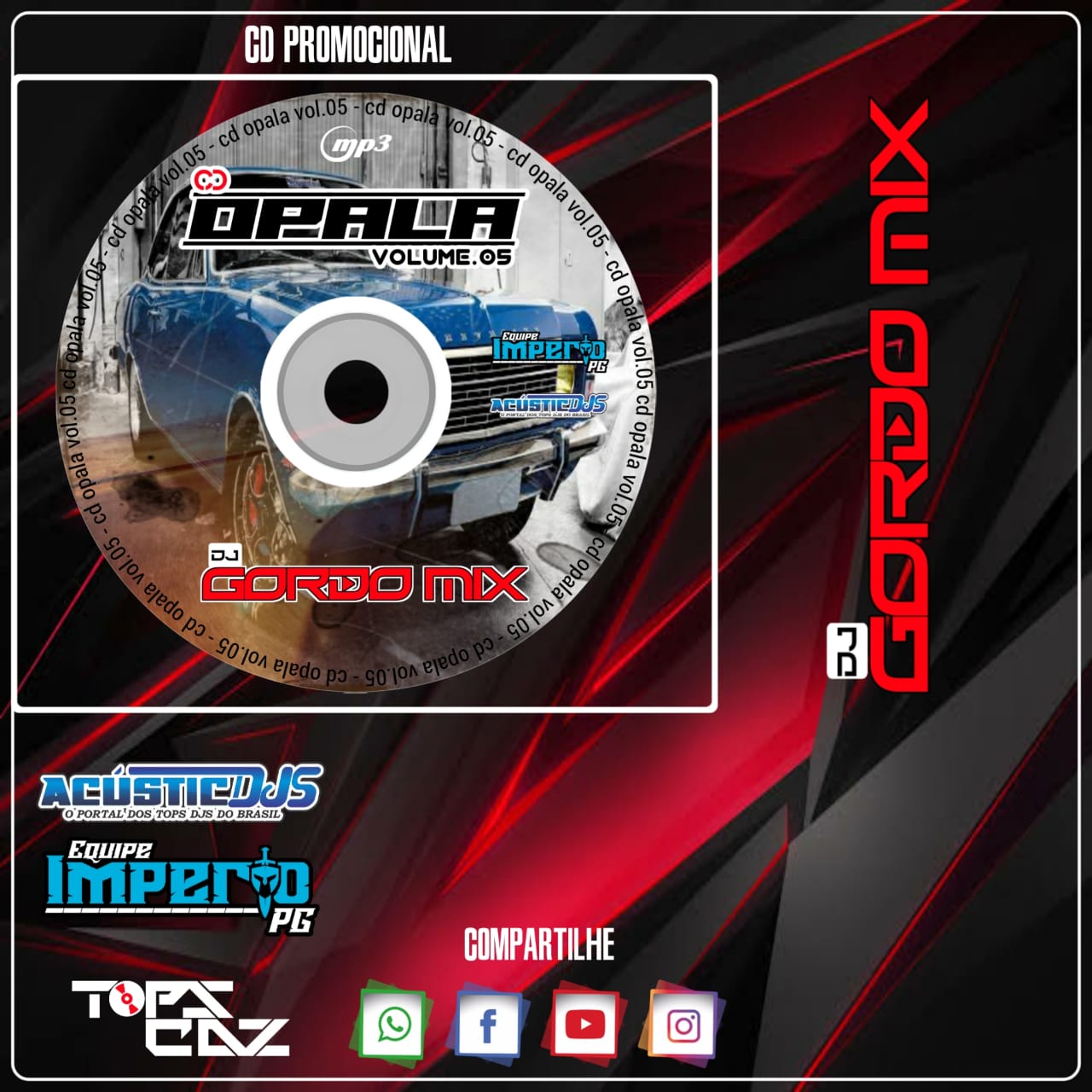 Cd Opala Dj Gordo Mix Vol 5
