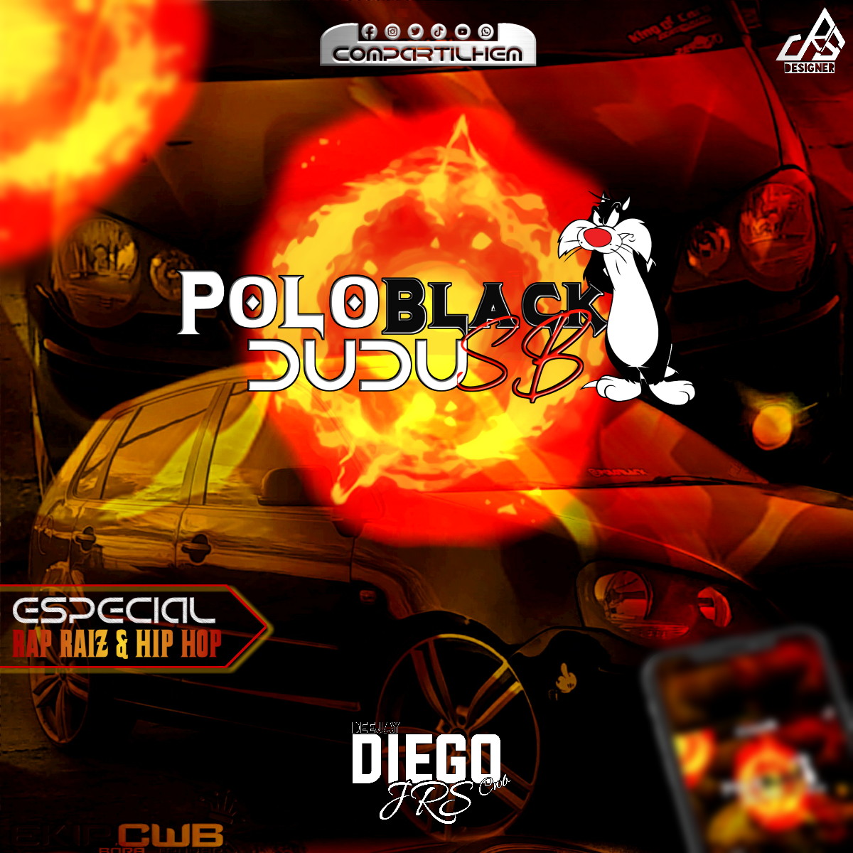 CD POLO BLACK DUDU SB ESPECIAL RAP RAIZ & RAP DF