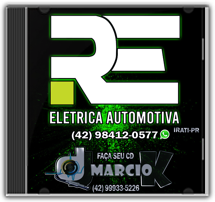 CD R.E Elétrica Automotiva. Som, Alarmes e Acessórios Irati PR - Dj Márcio K