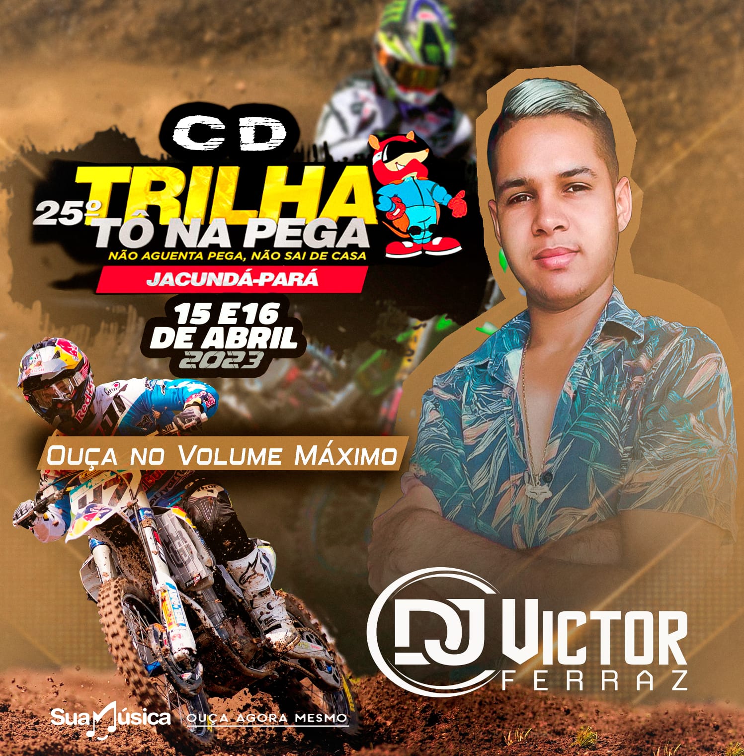 CD - Trilha Tô Na Pega Dance 2023 (DJ Victor Ferraz)