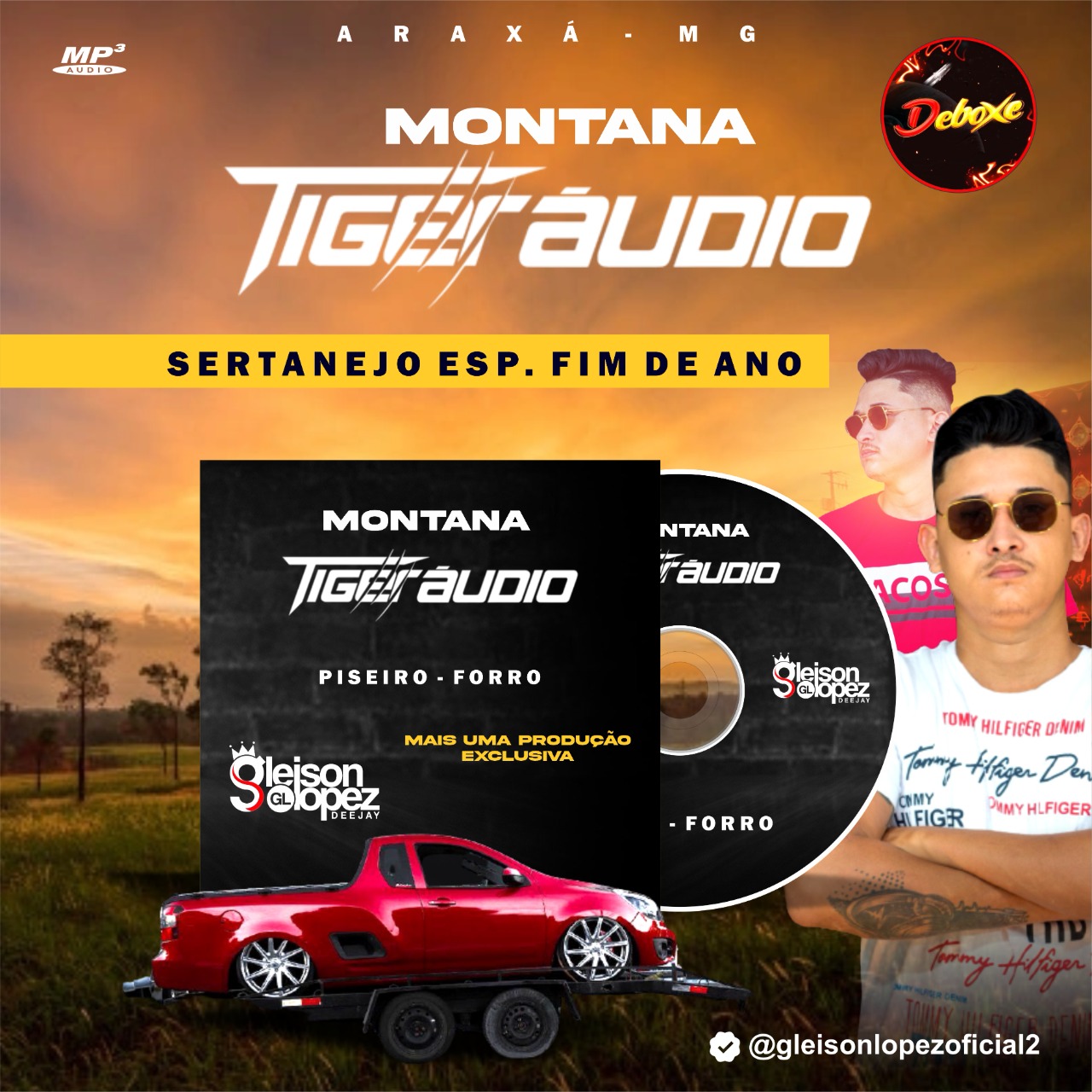 Montana Tiger Audio e Fernanda Presentes -SERTANEJÃO - Araxá MG - Gleison  Lopez