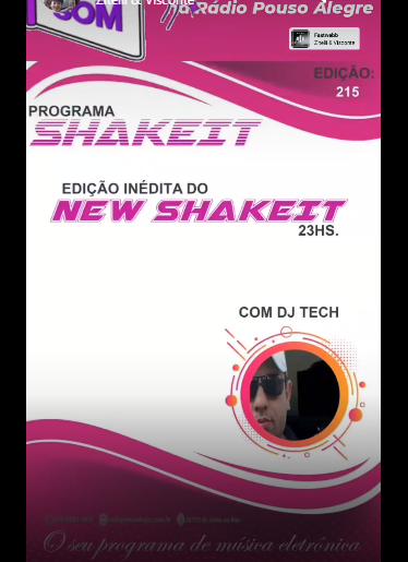 NEW SHAKE IT BY DJ TECH  EDIÇÃO 215