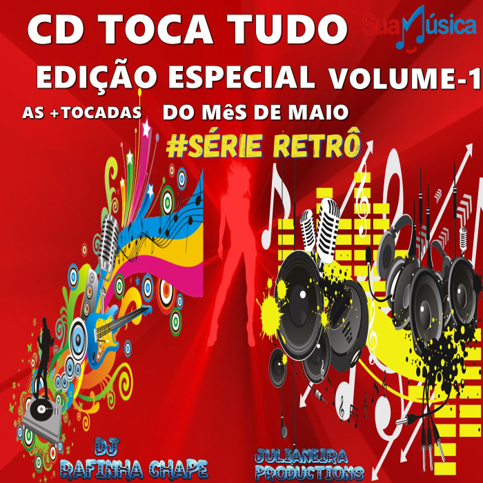 #série Retrô CD TOCA TUDO EDIÇÃO ESPECIAL VOL-1 AS MELHORES DO MES DE MAIO
